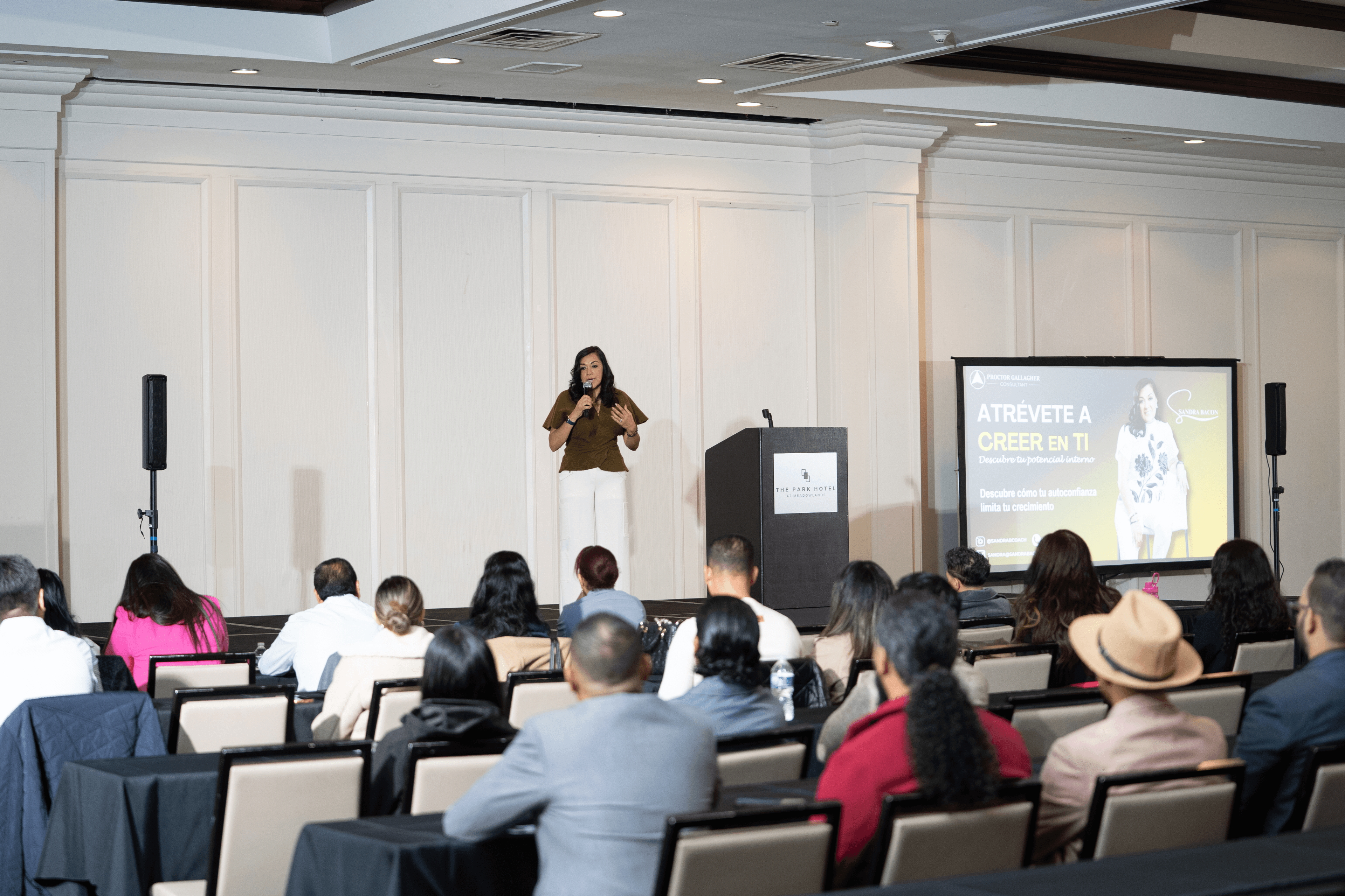 Live event moment — stage and audience